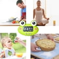 thumbnail image 3 of Kitchen Timer, Cute Cartoon Animal Countdown Timer, Digital Cooking Timer with Magnetic, LCD Large-Screen Visual Clock, Hangable Alarm Clock with Stand，for Cooking Bake Sport Game(Frog), 3 of 6