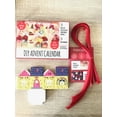 thumbnail image 5 of DIY Advent Calendar Kit. Christmas Village. 24 Christmas houses. Includes 24 fold-n-glue houses + ribbons., 5 of 8