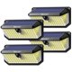 thumbnail image 1 of Luces solares con sensor de movimiento TECKNET, 416 LED, impermeables, paquete de 4, 1 of 7