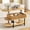 Natural, variant on GUNAITO Lift Top Coffee Table with Storage, Modern Farmhouse Center Table with Shelf 3 Tier for Living Room, Walnut