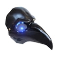 thumbnail image 3 of Máscara de de pájaro con nariz larga, novedosa máscara de de pájaro con remaches para fiestas temáticas de adultos Solo mascarilla, 3 of 9