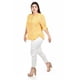 thumbnail image 2 of Blusa estampado margaritas Roman Fashion /Tallas Extras, 5108 (Amarillo) amarillo 34, 2 of 5