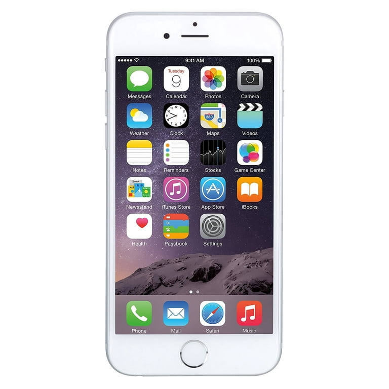 Apple iPhone 6 Plus, GSM Unlocked, 4G LTE, Silver, 64GB, Retina HD