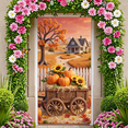 thumbnail image 2 of Pumpkin Decor Fall Scene Harvest Theme Banner for Thanksgiving Outdoor Decoration Autumn Display, 2 of 9