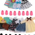 thumbnail image 4 of 27sets / Pack 16cm Princess Girl Doll Ropa Zapatos BJD Ropa Juguetes para niños Sunnimix BJD Doll Outfits, 4 of 8