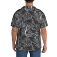 thumbnail image 3 of Kdxio Men's Hawaiian Shirt for Men Short Sleeve Shirt Snake Summer Casual Holiday Beach Button Down T-Shirts, 3 of 7