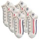 thumbnail image 1 of Medias VentDepot VersSockCream 3Pares Crema 5-9.5US Calcetines Tubo Corto Poliéster, 1 of 1