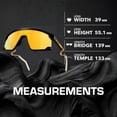 thumbnail image 5 of Oakley OO9237 BXTR RECTANGLE Shaped Non-Polarized Sunglassess for Men - Includes Official Eyewear Kit - Matte Black Frame with Prizm 24K Lens, 5 of 7