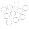 thumbnail image 3 of 22mm Porte-Clés Anneaux, 10Pcs Split Ring, Utilisation Extérieure pour l'Organisation des Clés Utilisation de Plongée, 3 of 8