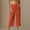 D_ Orange, variant on Olyvenn Capri Pants for Women Wide Leg Yoga Casual Cropped Pants with Pockets Loose Tummy Control High Waist Capris Blue L