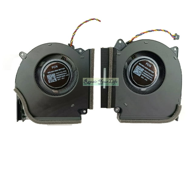 G733Z CPU GPU Cooling Fan Cooler For ASUS ROG Strix SCAR 17 G733ZW G733ZM G733ZX G733ZS Notebook Fans Radiator FPF8 FPF7 DC12V CPU GPU Both