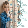 thumbnail image 3 of Blackout Kids Curtains,Beige Princess Unicorn Pattern Childrens Insulated Curtains Set Of 2,Bedroom Essentials,Toddler Room Decor 42"x54", 3 of 5