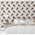 thumbnail image 5 of S4Sassy Blooming Dahlia Wallpaper - White Wall Covering, 25" x 360" Self-Adhesive Textured Vinyl Walls Paper, Wallwrap, DIY Wall Covering For Boho aesthetic wall decor, Living Room, Living Spaces, 5 of 9