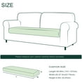 thumbnail image 4 of CHUN YI Spandex Stretch Couch Cushion Covers Sofa Seat Slipcovers (Loveseat, Wine), 4 of 5