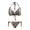 Snake Skin Print, variant on Chririnla Woodland Camo Halter Triangle Bikini Set - Sexy Tie Side Two Piece Swimsuit for Beach, Vacation & Pool Party - Quick Dry, Figure Hugging Swimwear for Women