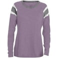 thumbnail image 4 of Ladies Long Sleeve Fanatic Tee S Lavender/Slate/White, 4 of 6