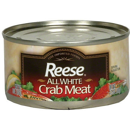 Reese All White Crab Meat, 4.25 oz (Pack of 12)