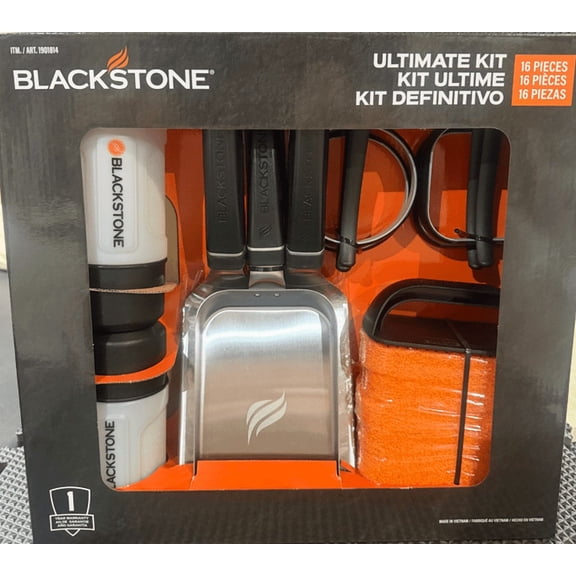 Blackstone 16-Piece Ultimate Kit Stainless Steel Griddle Utensils & Spatulas