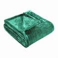 thumbnail image 3 of Superior Super Soft Plush Fleece Blanket 50" x 60", Bed & Couch Blankets, Throw, Evergreen, 3 of 10