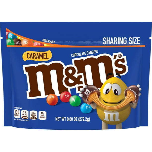 M&M'S Caramel Chocolate Candy, 9.6 Oz