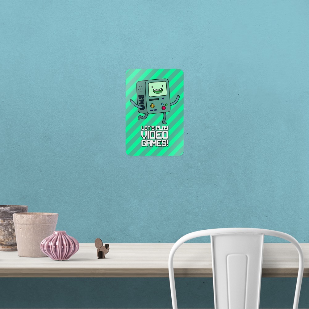 Adventure Time BMO Play Video Games Home Business Office Sign