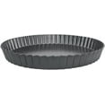 thumbnail image 4 of 9 Inch Tart Pan with Removable Bottom, Round Quiche Pan Non-Stick Baking Mold for Fruit Pie Tart Quiche Cake (Black), 4 of 7