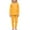 Yellow, variant on yillto Girls Thermal Underwear Set Cotton Long Sleeve Top and Bottoms Sets Toddler Base Layer Outfits