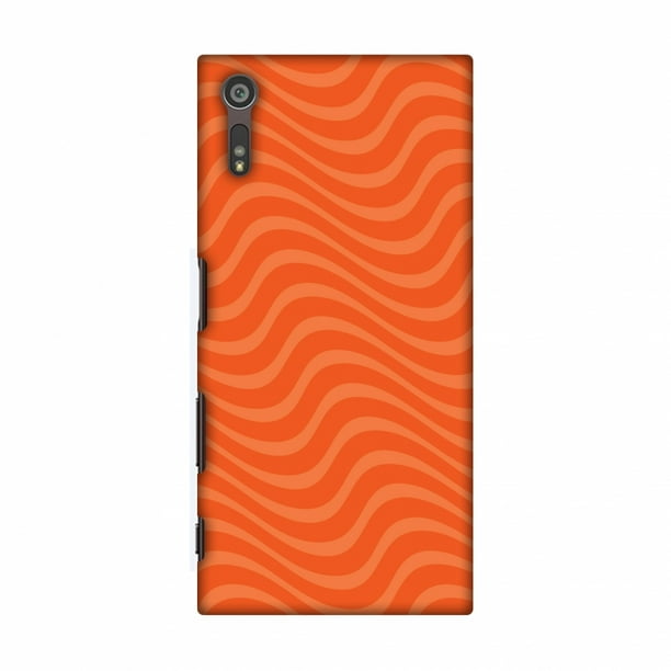 Sony Xperia Xz Case Premium Handcrafted Printed Designer Hard Snap On Case Back Cover With Screen Cleaning Kit For Sony Xperia Xz Carbon Fibre Redux Tangy Orange 10 Walmart Com