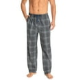 thumbnail image 2 of Onimisc Men's 100% Cotton Pajama Pants Lightweight Pjs Bottoms Sleepwear Bottom Pants with Pocket Drawstring 3-Pack, 2 of 8