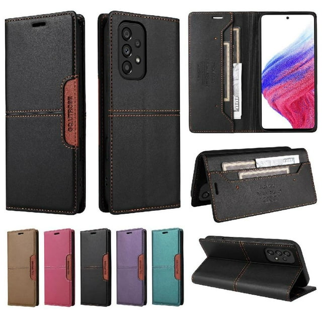 Case for FOXDOCK Samsung Galaxy A32 5G RFID Blocking Wallet Flip Cover Shockproof