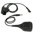 thumbnail image 4 of Micrófono de hombro, micrófono de mano U94 PTT Way Radio Accesorio de micrófono de mano para Baofeng Calidad Premium, 4 of 8