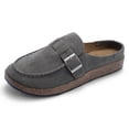 thumbnail image 1 of Zodanni Womens Slip On Mules Shoes Backless Loafers Flats Closed Toe Outdoor Indoor Slippers Gray 4.5, 1 of 8