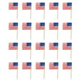 thumbnail image 1 of Shisuyan 200Pcs Toothpick Cake Decorations Paper Flags for Appetizers Event Planners, 1 of 8