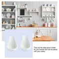 thumbnail image 3 of TOYMYTOY 2Pcs Ceramic Spoon Mat White Stylish Kitchen Spoon Holders Set, 3 of 6