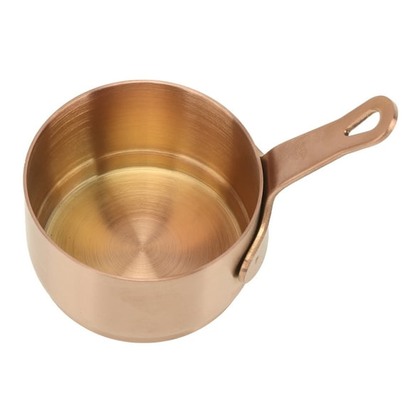 Taza De Salsa Con De Acero Inoxidable, Cacerola Con De Oro Rosa, Larga Vida útil Para El Hogar
