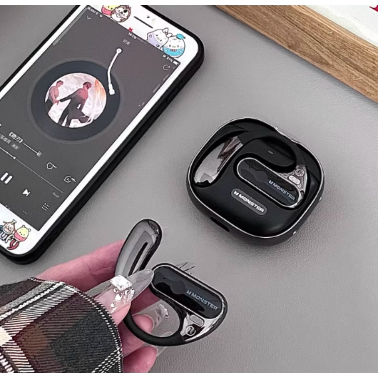 2026 Bone Conduction Bluetooth Headphones, Open-Ear Wireless Sports Earbuds with Noise Cancellation, Bluetooth 5.4 IPX Waterproof Long Lasting Battery