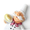 thumbnail image 4 of 2 ganchos para cable de alimentación con forma de chef de dibujos animados, resistentes, para decoración de pared, para el hogar, la cocina y la sala de estar (soporte para pies y manos)., 4 of 7