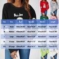 thumbnail image 2 of Funny Halloween Hoodies for Women Long Sleeve Graphic Sweatshirts with Pockets Ghost Cute Fleece Lined Sweat Shirts Purple, M, 2 of 4