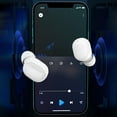 thumbnail image 4 of COFEST Single Bluetooth Earbud,Mini Wireless Headset,In Ear Headphones,Sport Earpiece With Mic,Magnetic USB Charging,Waterproofs Earphones For All Phone(2 Pack ) White, 4 of 9
