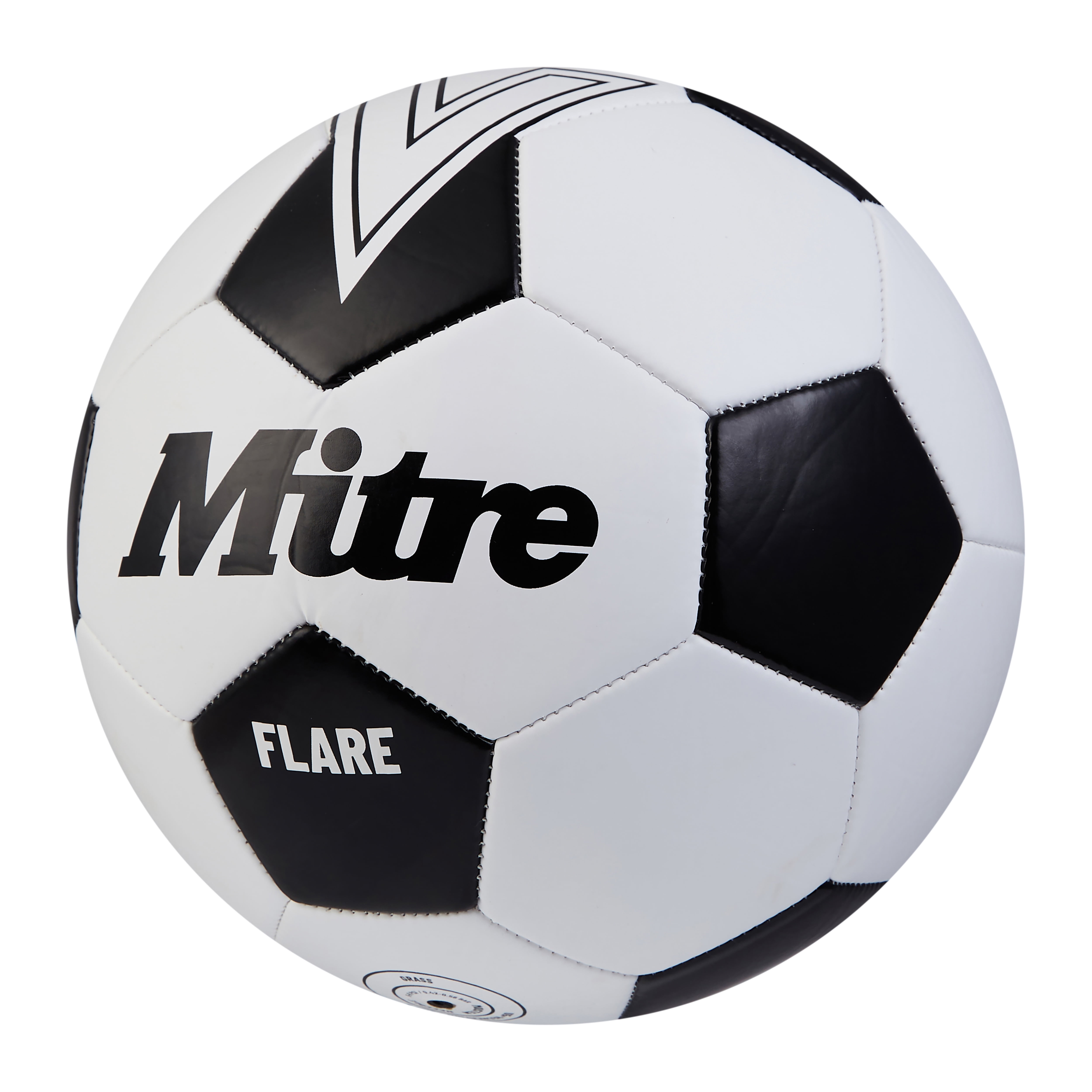Mitre Unisex Recreation Soccer Ball - Durable Machine-Stitched 32-Panel Construction - Soft-Touch Feel - Versatile Play on Grass & AstroTurf - Available in Sizes 3, 4 & 5