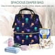 thumbnail image 5 of Disketp Sea Jellyfish Mochila de Pañales de Gran Capacidad con Múltiples Bolsillos, Mochila de Viaje Multifuncional para Bebé, Unisex, Moderna y Resistente, 5 of 6