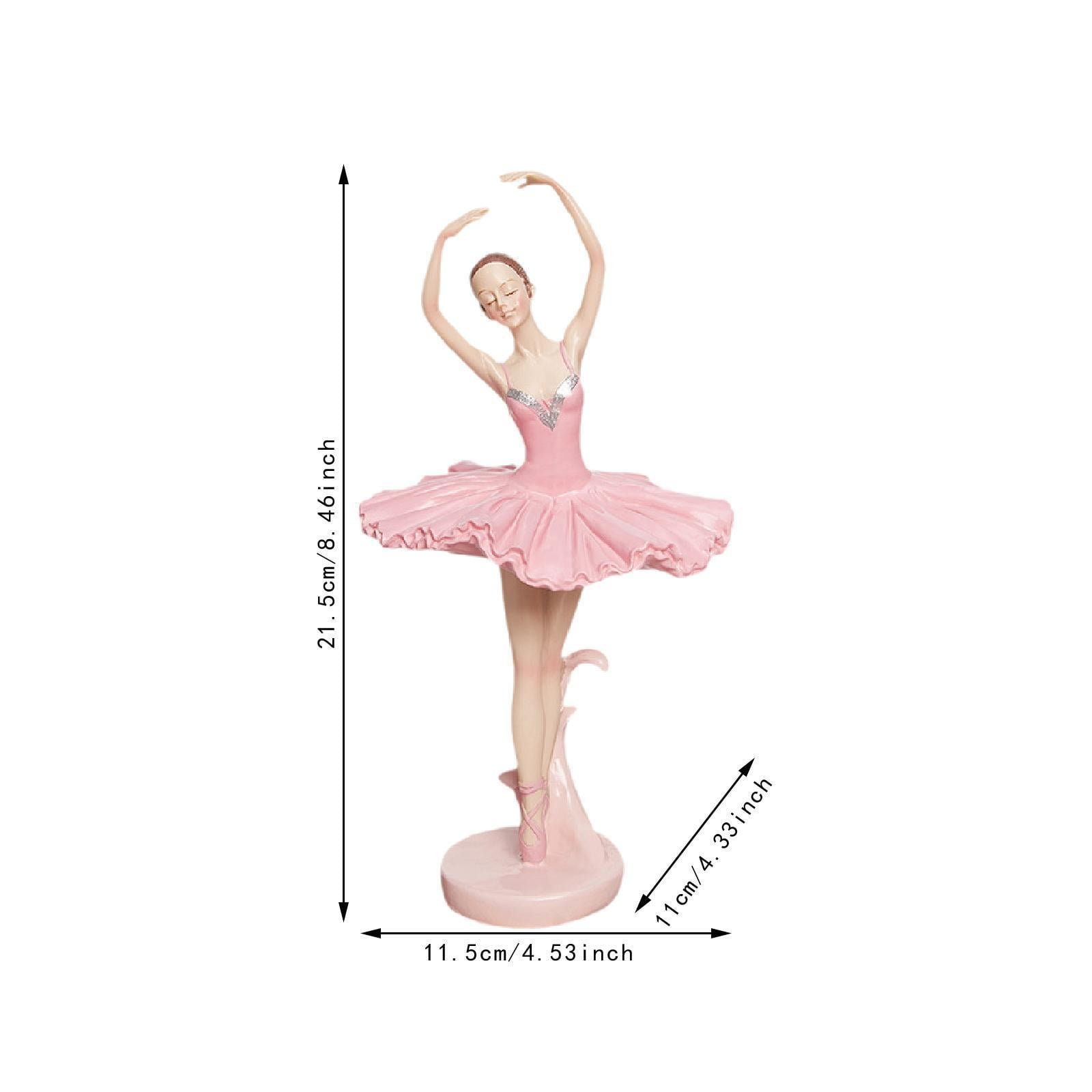 CarpNettore Elegant Resin Ballerina Floor Lamp Shade for Cozy Living Room Decor Unique Standing Light Cover with Girl Sculpture Ornament Birthday Gift for Office Study Room Bookshelf