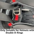 thumbnail image 2 of Helmet Quick Release Buckle Replacement Kit, Helmet Chin Strap Clip Compatible with Full Face, 3/4, Half Helmet. Motorcycle Helmet Chin Strap Adapter and Accessories, 2 of 6