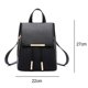 thumbnail image 2 of Bolso de hombro doble con solapa y cordón con borde de hierro y doble cremallera, 2 of 5