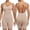 Yellow, variant on Women Shapewear Tummy Control Bodysuit Solid Color Fitness Exercise High Elasticity Tight Fitting Corset Yoga Underwear Coffee S-3XL