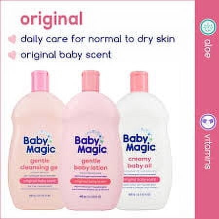 Baby Magic Gentle Baby Lotion Original Baby Scent 16.5 fl oz, 5 Pack