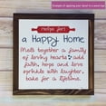 thumbnail image 4 of Recipe For Happy Home Wall Art Decals For Kitchen Vinyl Lettering Stickers 23x19.5-Inch Deep Blue/Red, 4 of 7
