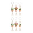thumbnail image 3 of Moyic 3 Pieces Macrame Plant Hangers Net Indoor Flower Layout Pot Outdoor Hanging Bag Scene Fixator Holder Plants Hangers Planter Como se muestra 2piezas, 3 of 6