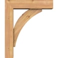 thumbnail image 3 of Ekena Millwork 5 1/2"W x 20"D x 24"H Thorton Block Smooth Bracket w/ Offset Brace, Western Red Cedar, 3 of 25