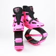 thumbnail image 3 of Joyfay Jumping Shoes X-Large Fitness Bounce Boots for Unisex Children Adults Rose Pink Shell 2pcs Buckles 3pcs Rose Pink Springs, 3 of 7